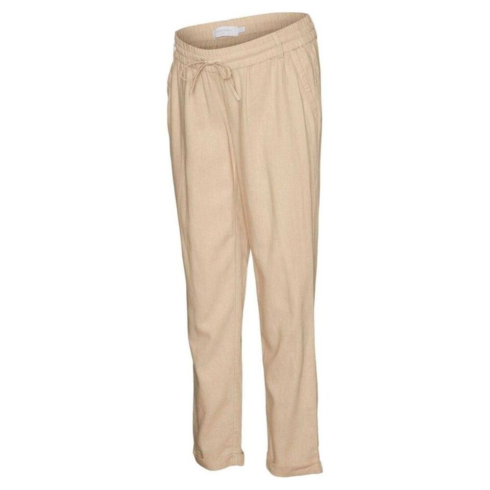 Mamalicious Womens/Ladies Straight Maternity Trousers / Irish Cream